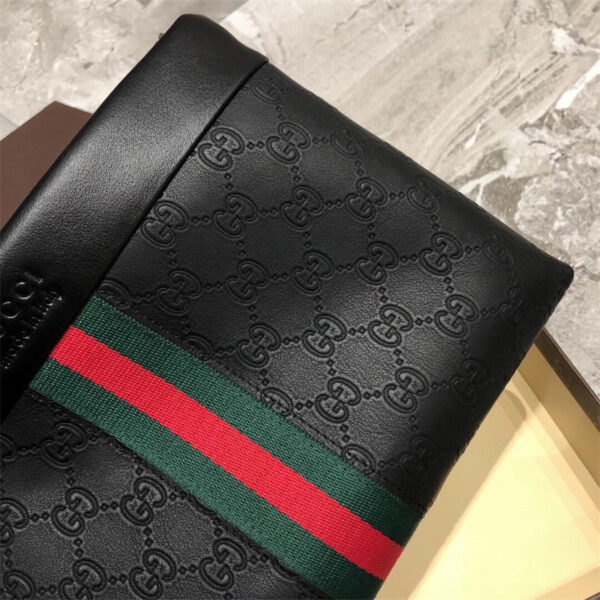 gucci ハンドバッグ メンズ バッグ ハイブランド クラッチ バッグ メンズ 人気 グッチ コピー ハイ ブランド お 手頃 プレゼント メンズ ストラップ 付き クラッチ バッグ - 画像 (7)