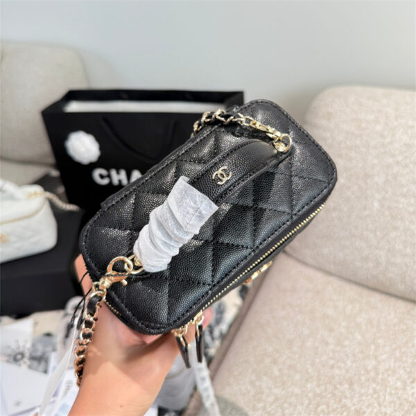 chanel バニティ バッグ ボックス ショルダー バッグ シャネル キルティング バッグ 2way ショルダー バッグ 大人 女子 ブランド バッグ 30 代 女性 バッグ ハイ ブランド - 画像 (5)