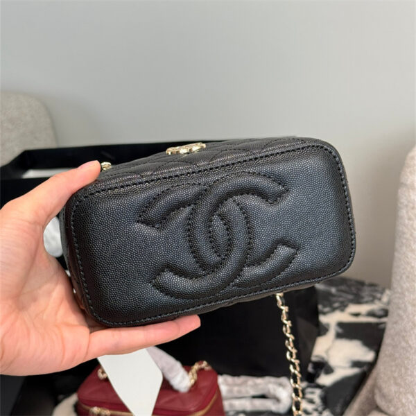 chanel バニティ バッグ ボックス ショルダー バッグ シャネル キルティング バッグ 2way ショルダー バッグ 大人 女子 ブランド バッグ 30 代 女性 バッグ ハイ ブランド - 画像 (6)