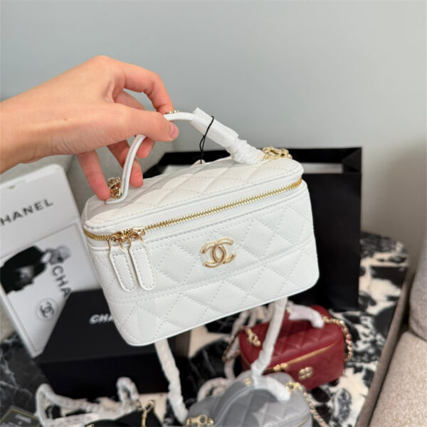 chanel バニティ バッグ ボックス ショルダー バッグ シャネル キルティング バッグ 2way ショルダー バッグ 大人 女子 ブランド バッグ 30 代 女性 バッグ ハイ ブランド - 画像 (9)