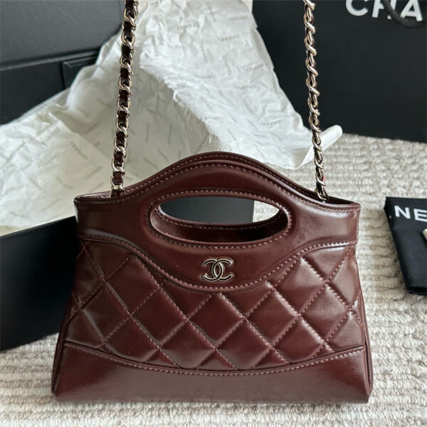 chanel 31 ミニ ショッピング バッグ ブランド クラッチ バッグ レディース 本 革 2way トート バッグ ショルダー バッグ シャネル トート バッグ シャネル ラムスキン チェーン ショルダー 女子 人気 バッグ ブランド - 画像 (10)